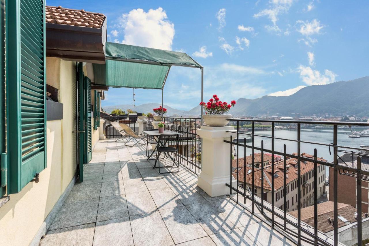 Attico Vista Lago Como Exterior photo