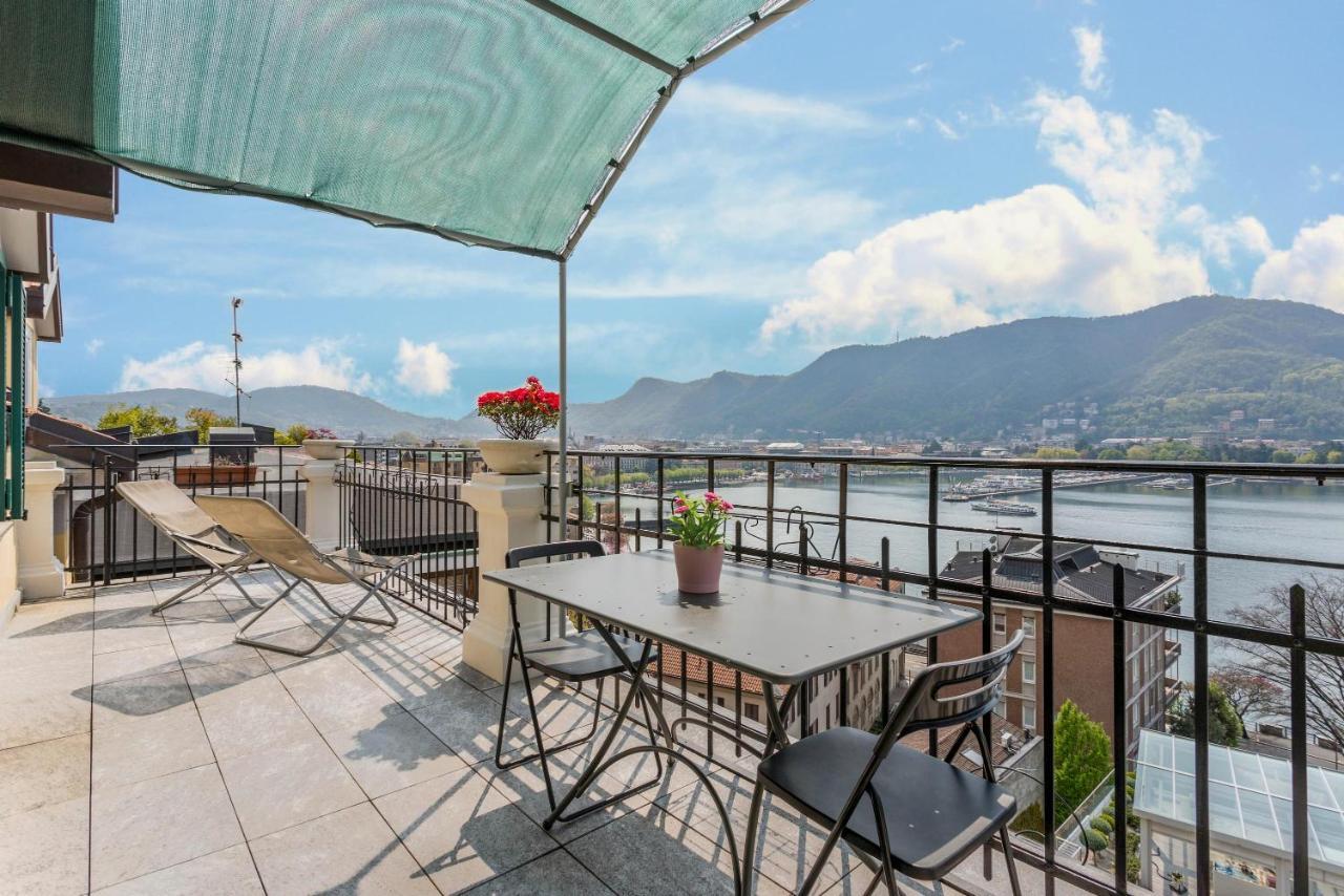 Attico Vista Lago Como Exterior photo